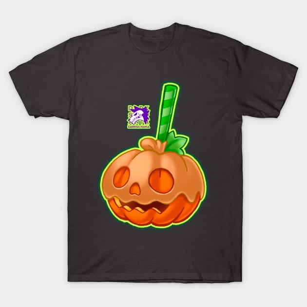 Carameled Pumpkin T-Shirt by Darksilvania